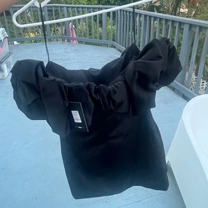 Black mini dress not used woman fashion fashionNova brand